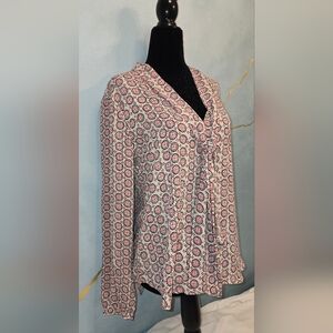 Loft NWT Floral Medallion Women's Top
